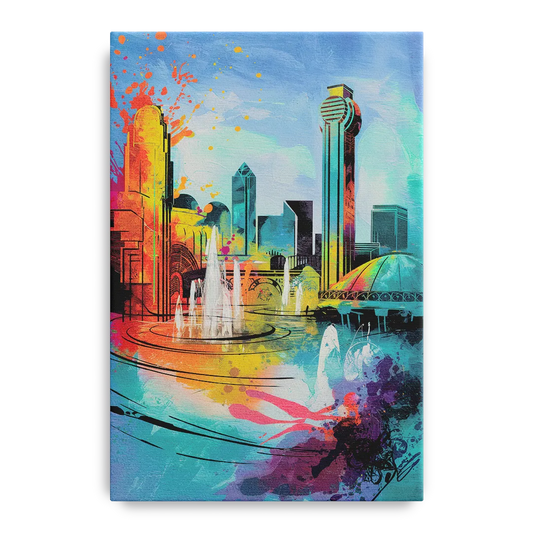 Dallas State Fair Park - Canvas Wall Art