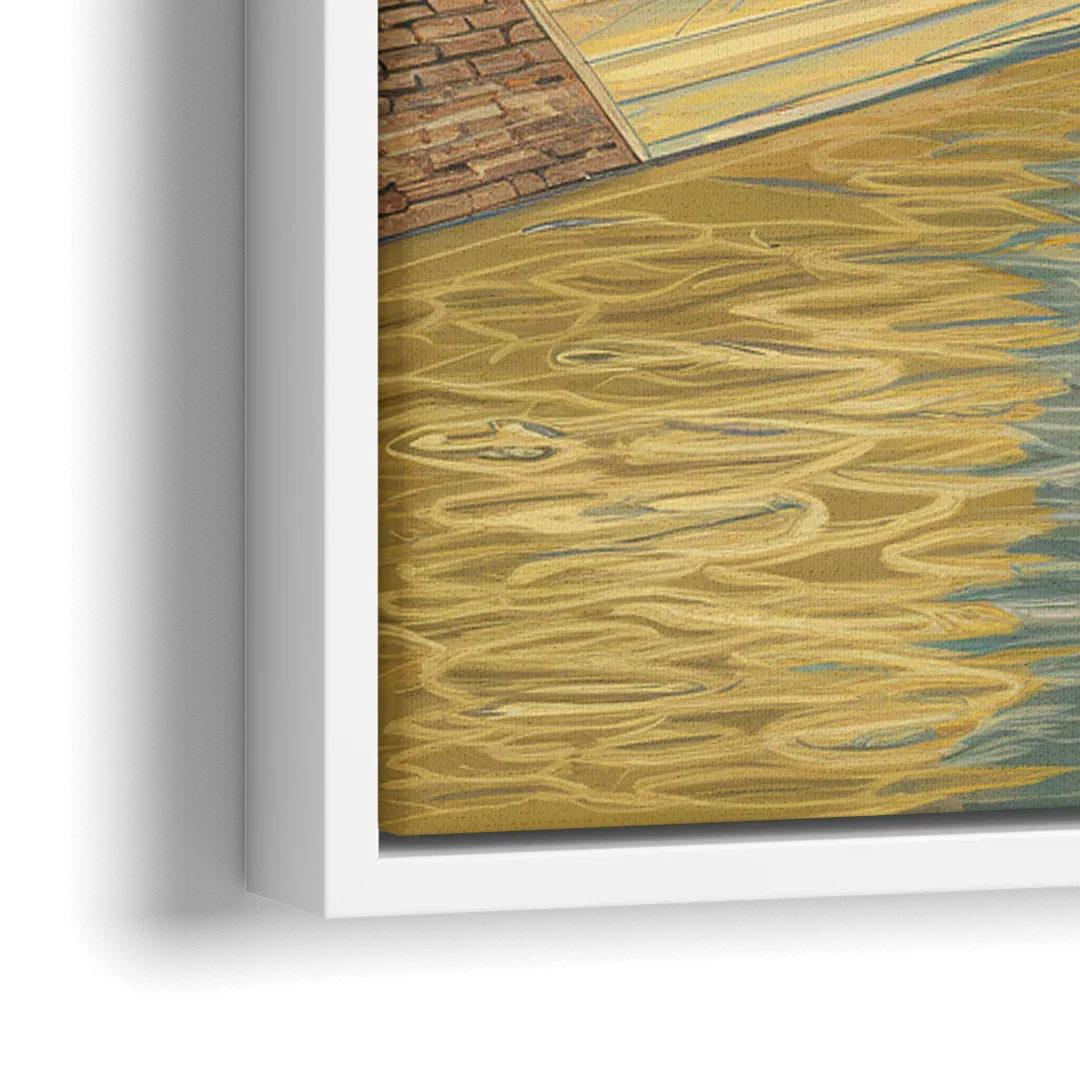 Richmond Urban Landmarks - Close-Up White Frame Canvas