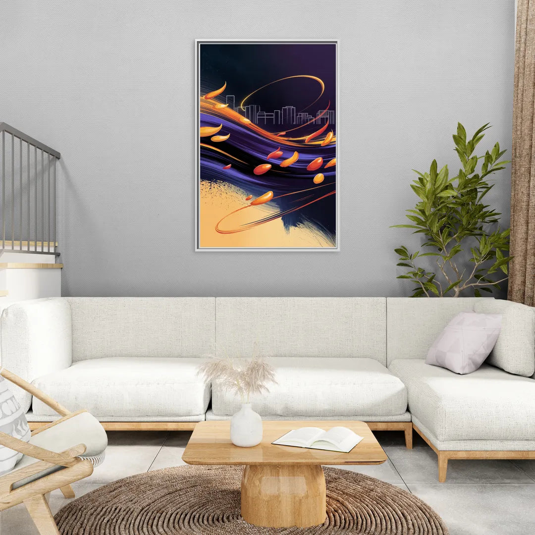 Phoenix Sports Team Pride - Living Room White Frame Canvas