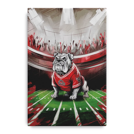 Fresno Bulldogs Game Day - Canvas Wall Art