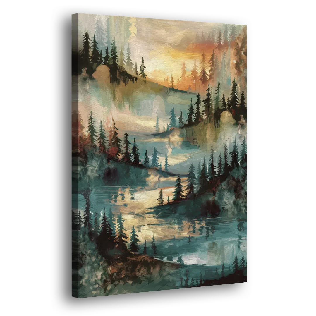 Burlington Captivating Landscapes - Canvas Print Art Sides