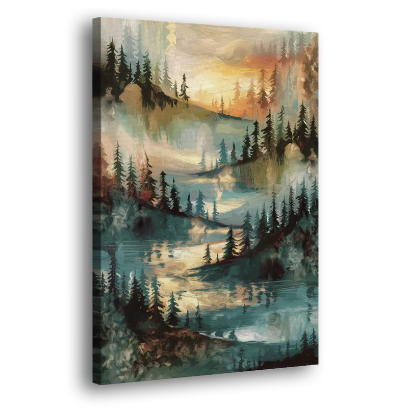 Burlington Captivating Landscapes - Canvas Print Art Sides