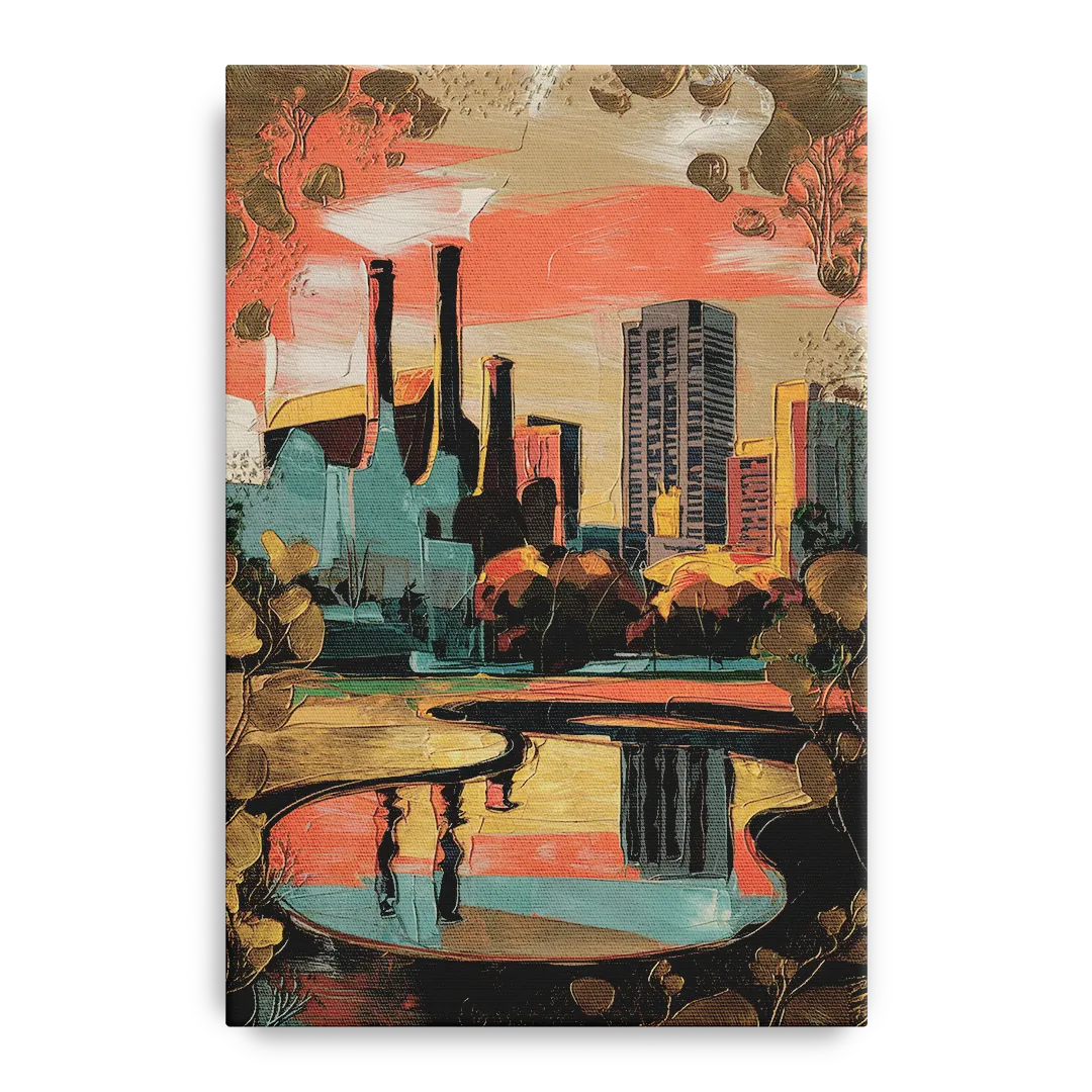 Birmingham Historic Landmarks - Canvas Wall Art