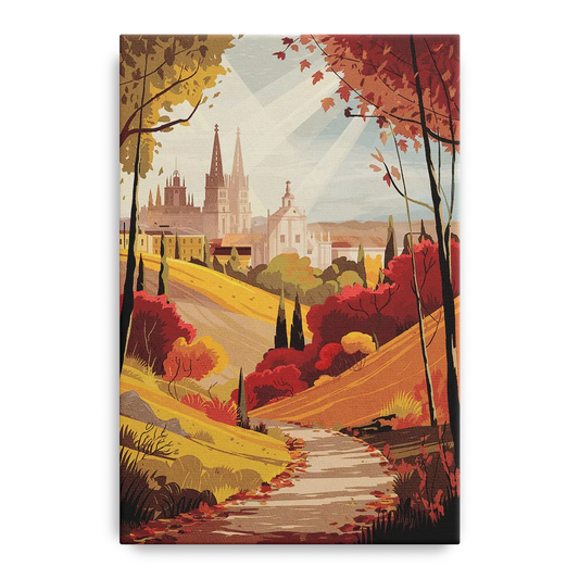 Toledo Autumn Landscape - Canvas Wall Art