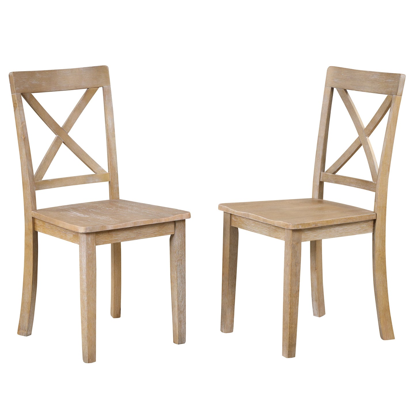 Elegant 4-Person Round Dining Table Set with Matching Chairs
