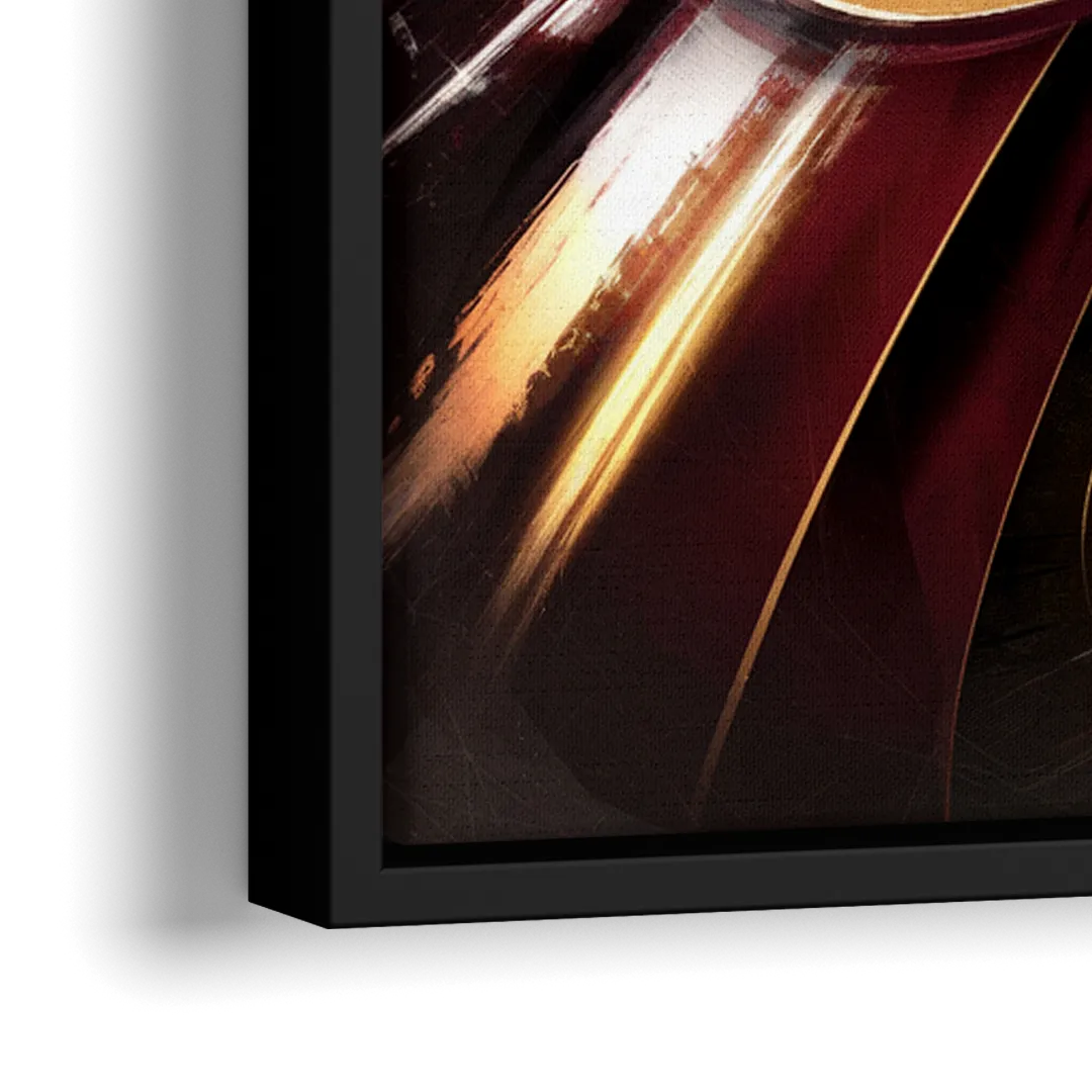 Cleveland Cavaliers Logo - Close-Up Black Frame Canvas