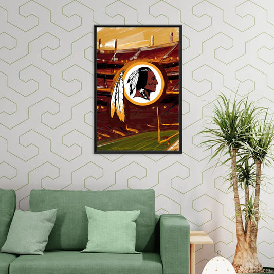 Washington Commanders Legacy - Living Room Black Frame Canvas