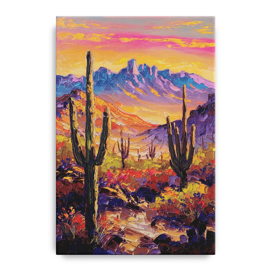 Phoenix Arizona Scenic Views - Canvas Wall Art