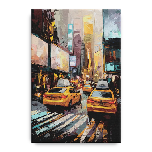 New York City Taxi Cabs - Canvas Wall Art