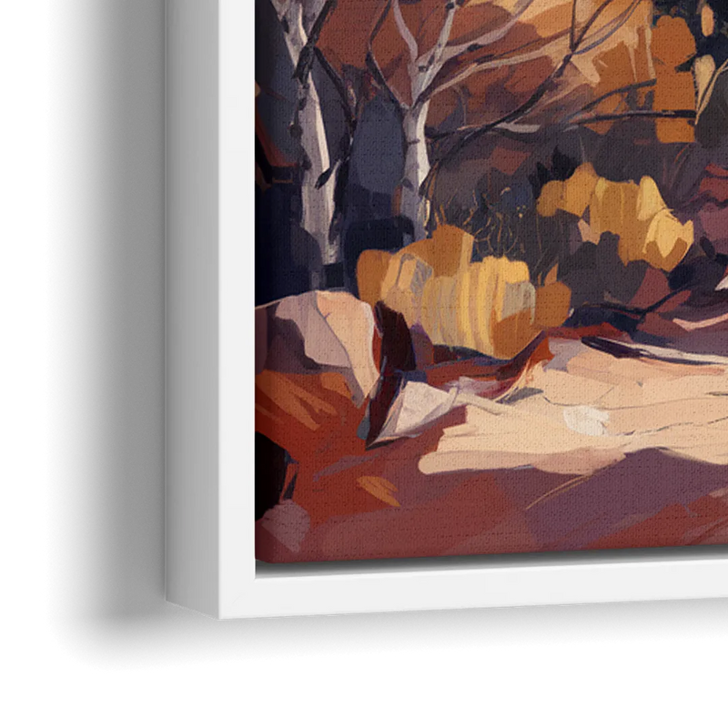 Colorado Springs Nature Escape - Close-Up White Frame Canvas