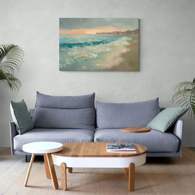 La Jolla Seaside Charm - Canvas Wall Art Living Room