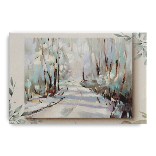 Sitka Tree Lined Trails - Canvas Wall Art