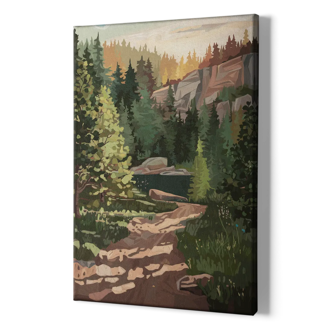 Ontario Scenic Trails - Canvas Print Art Sides