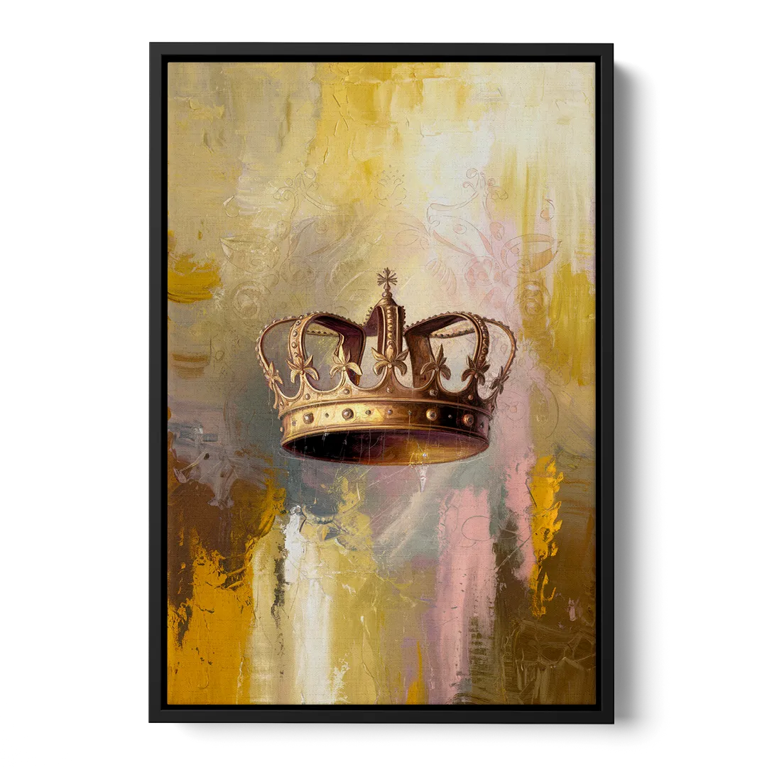 Corona Golden Hour - Black Frame Canvas