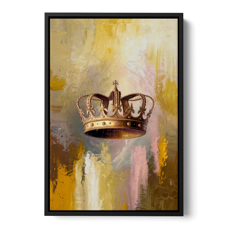 Corona Golden Hour - Black Frame Canvas