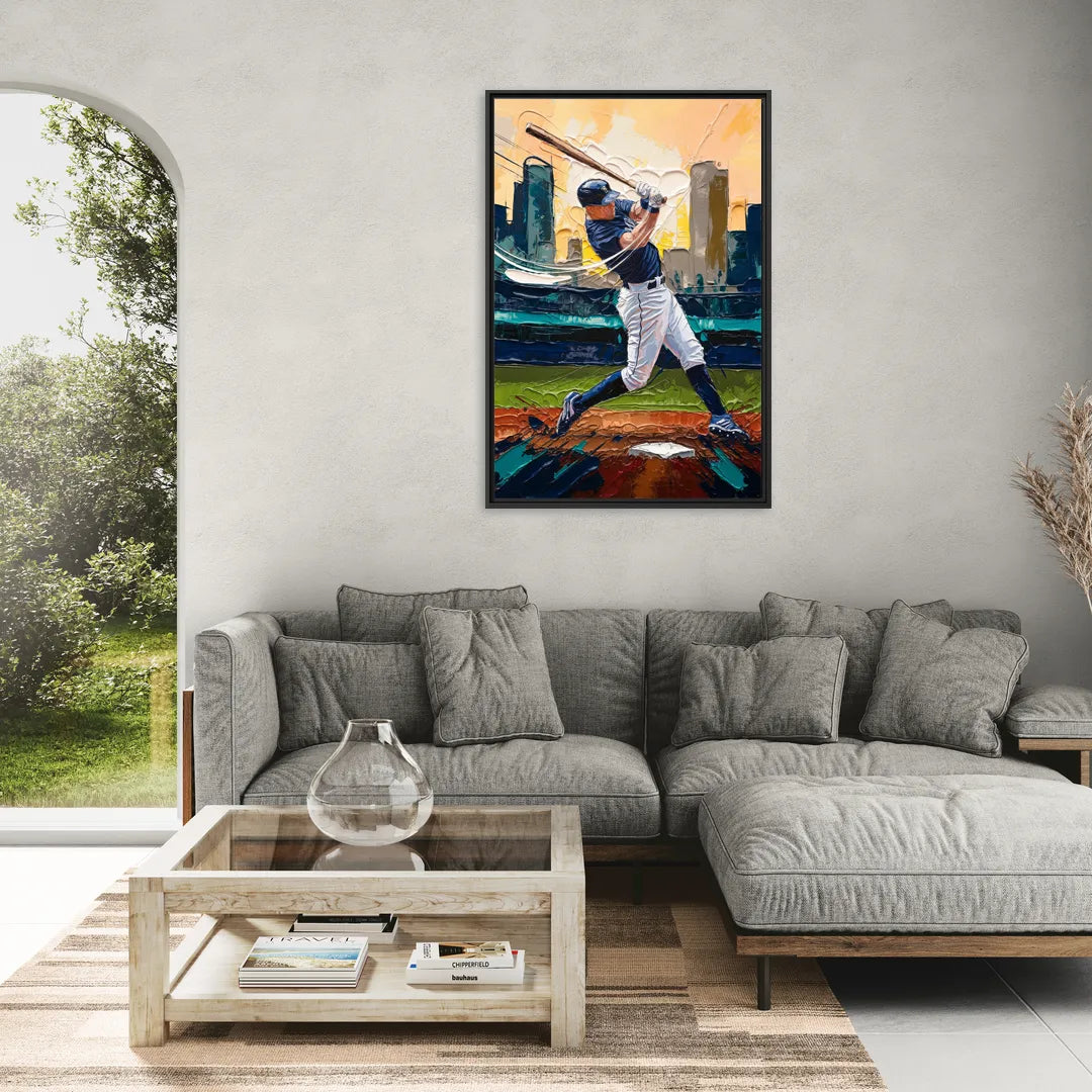 Tacoma Mariners Fan Tribute - Living Room Black Frame Canvas