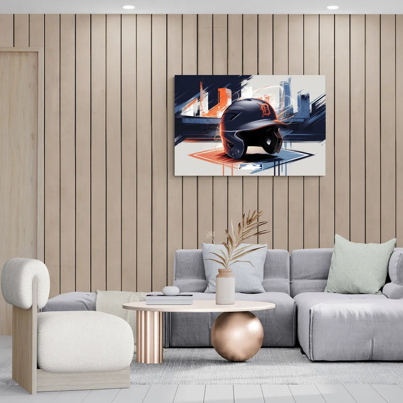 Detroit Tigers Baseball - Canvas Wall Art Living Room