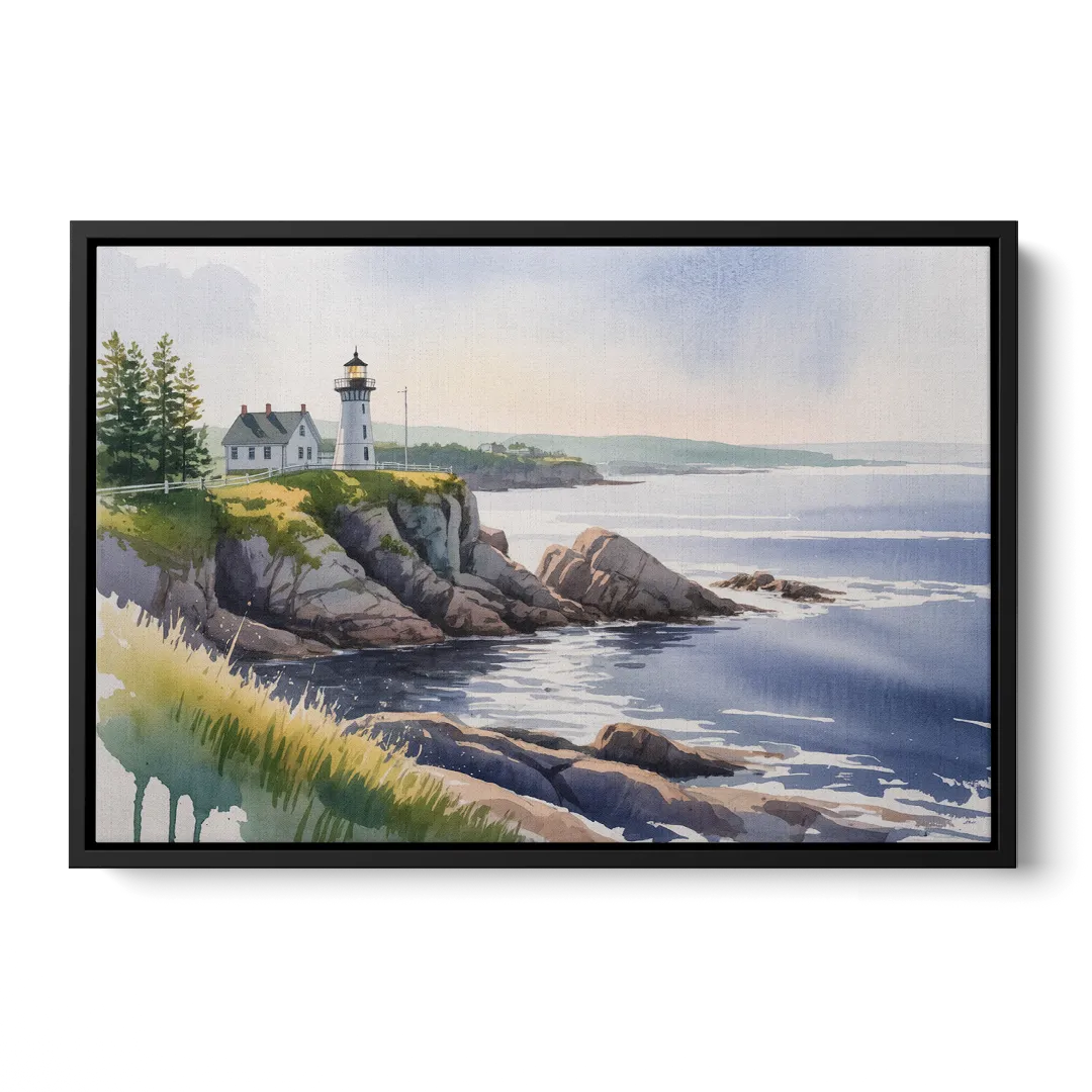 Nova Scotia Serenity - Black Frame Canvas