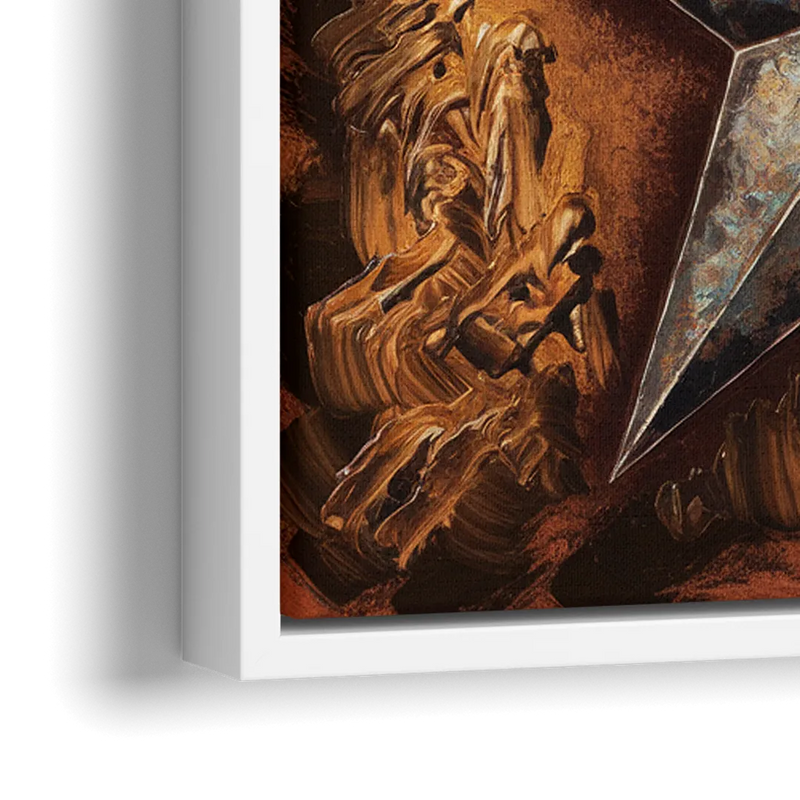 Austin Texas Stars - Close-Up White Frame Canvas