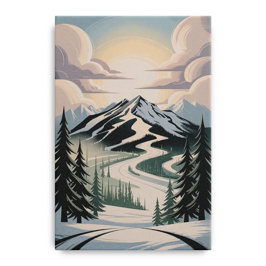 Blackcomb Mountain View - Canvas Wall Art
