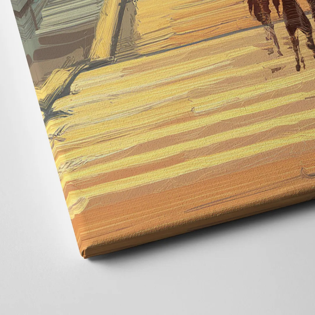 Philadelphia Art Museum Steps Canvas Close Up