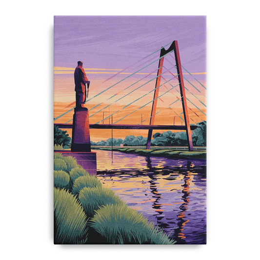Wichita Riverfront Views - Canvas Wall Art