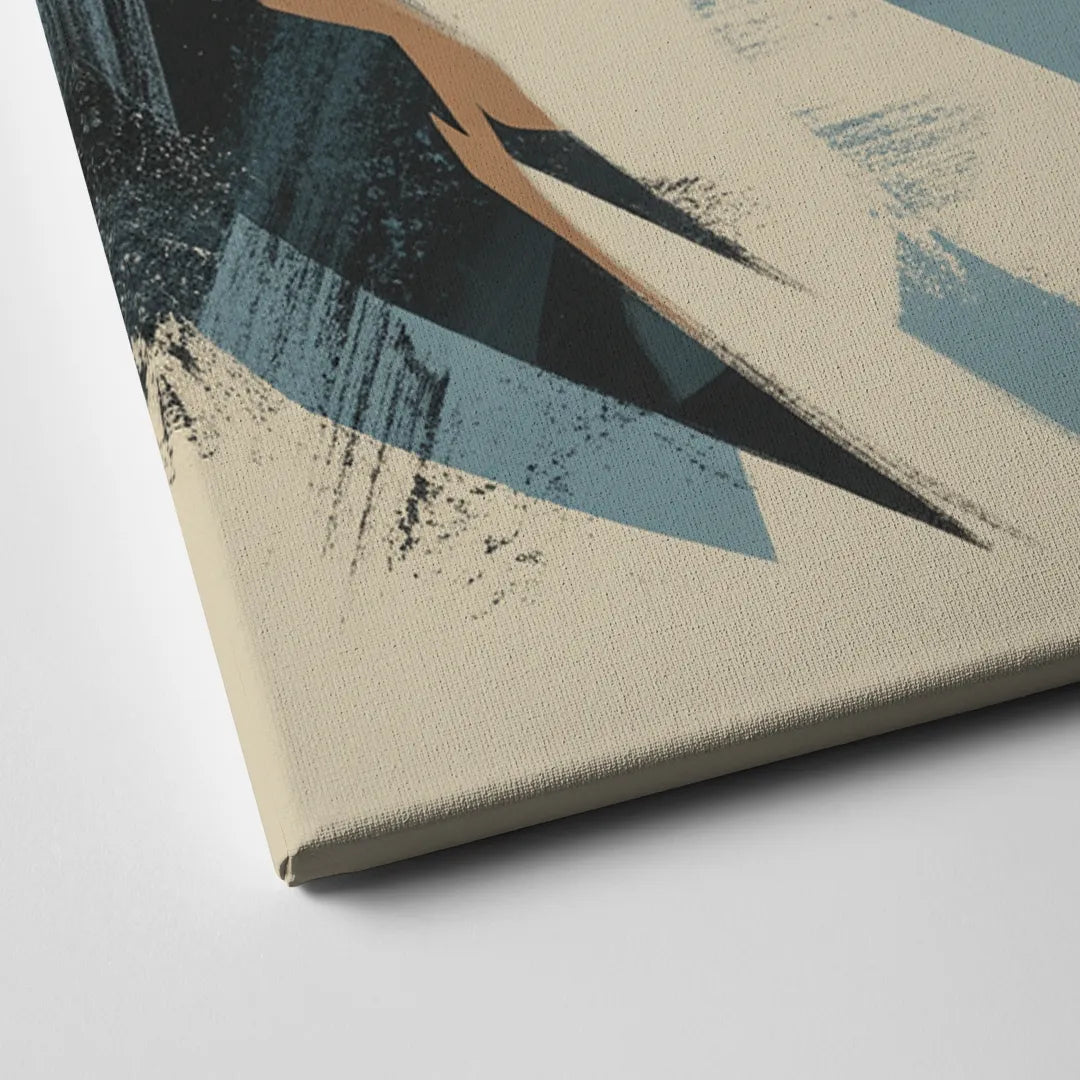 Grouse Mountain Snow View Canvas Close Up