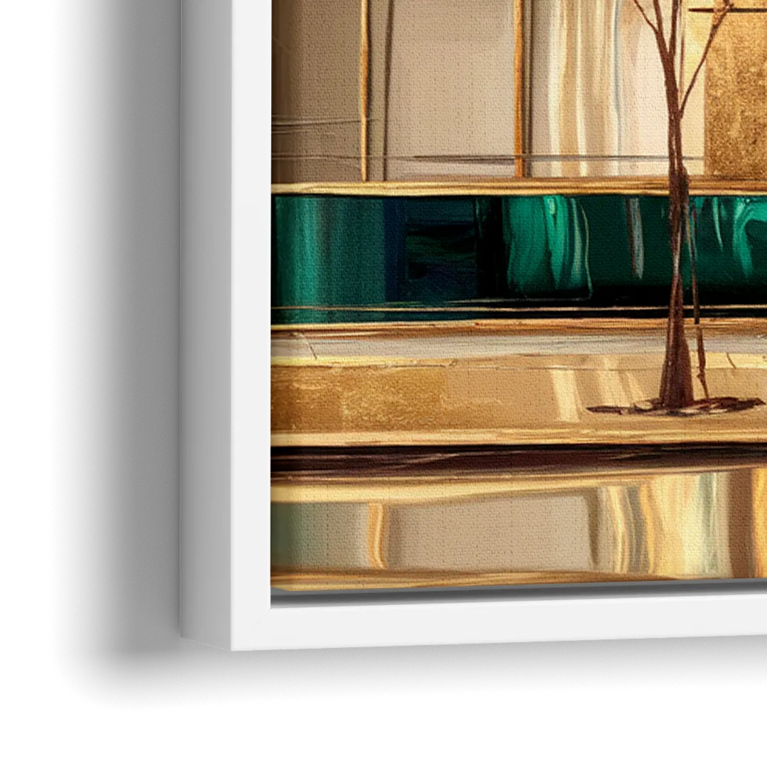 Chandler Artistic Vibes - Close-Up White Frame Canvas