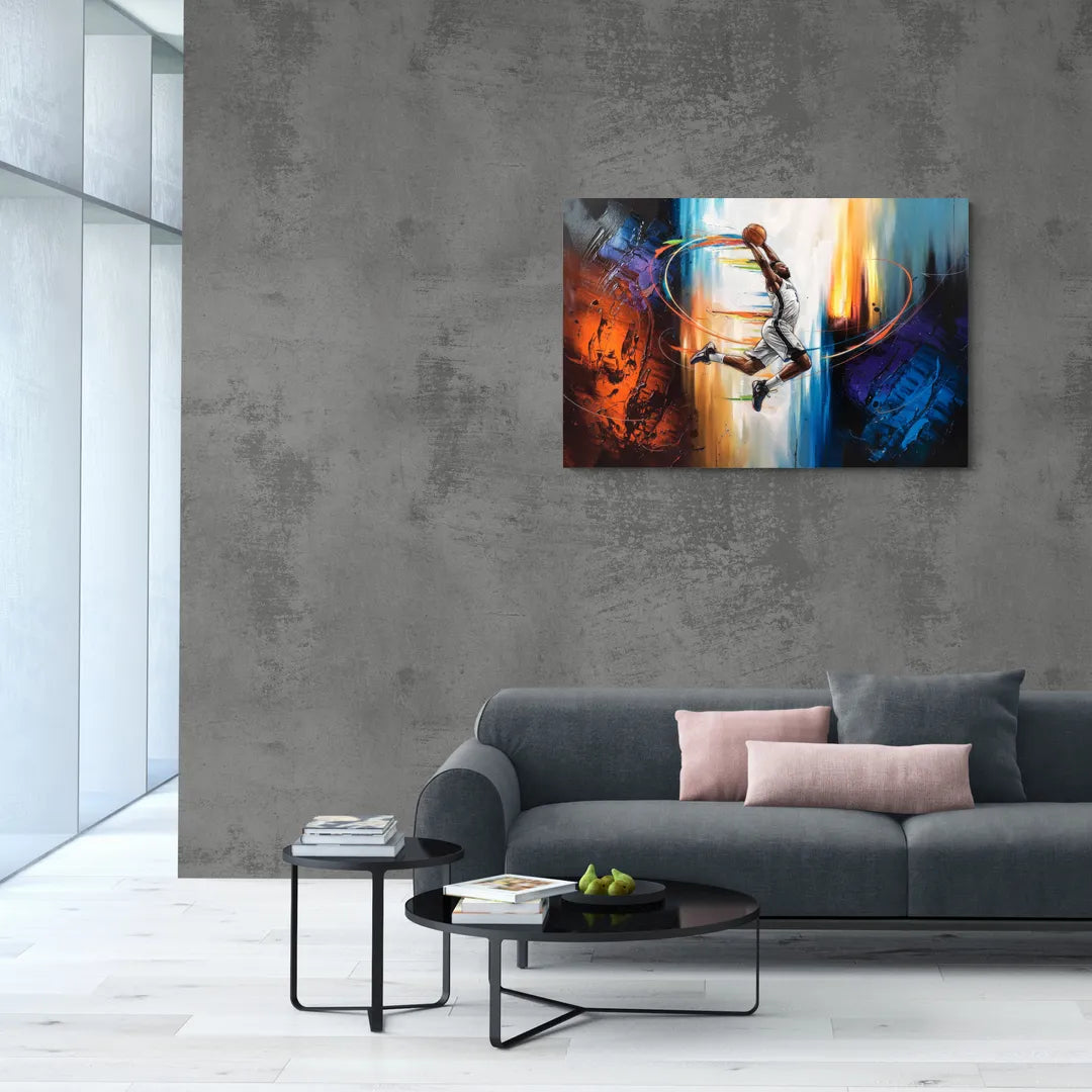 Fort Wayne Basketball Pride - Canvas Wall Art Living Room