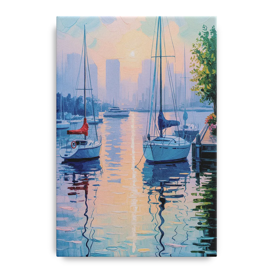 Coal Harbour Morning Light - Canvas Wall Art