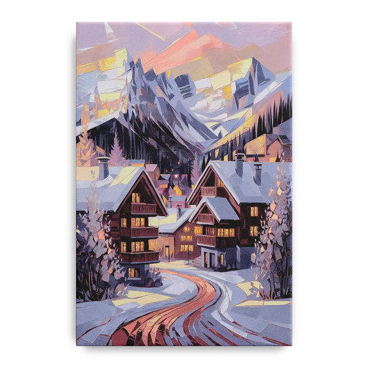 Vail Alpine Village - Canvas Wall Art