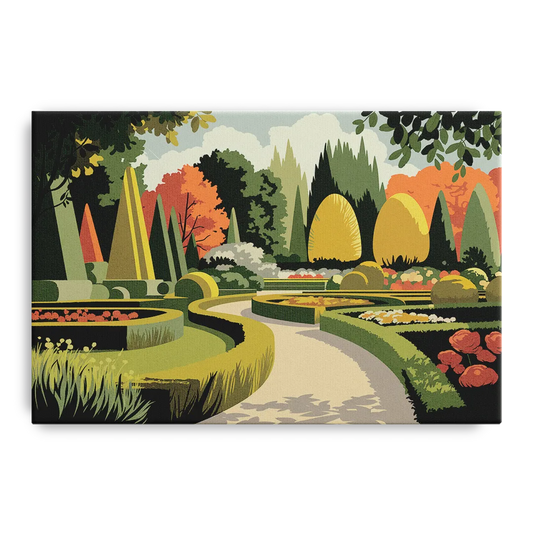 Des Moines Arboretum Views - Canvas Wall Art