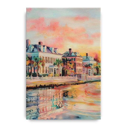 Charleston Battery District - Canvas Wall Art