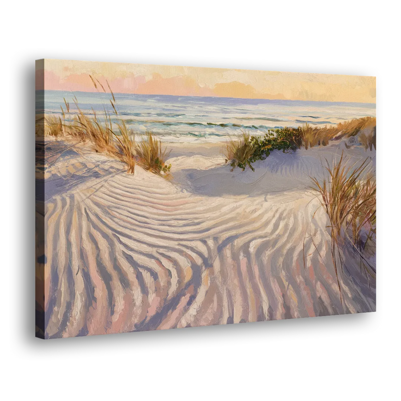 Hilton Head Island Dunes And Waves - Canvas Print Art Sides