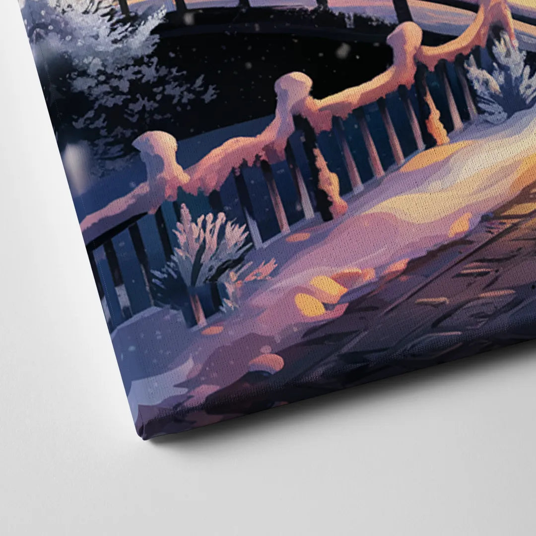 Madison Winter Wonderland Canvas Close Up