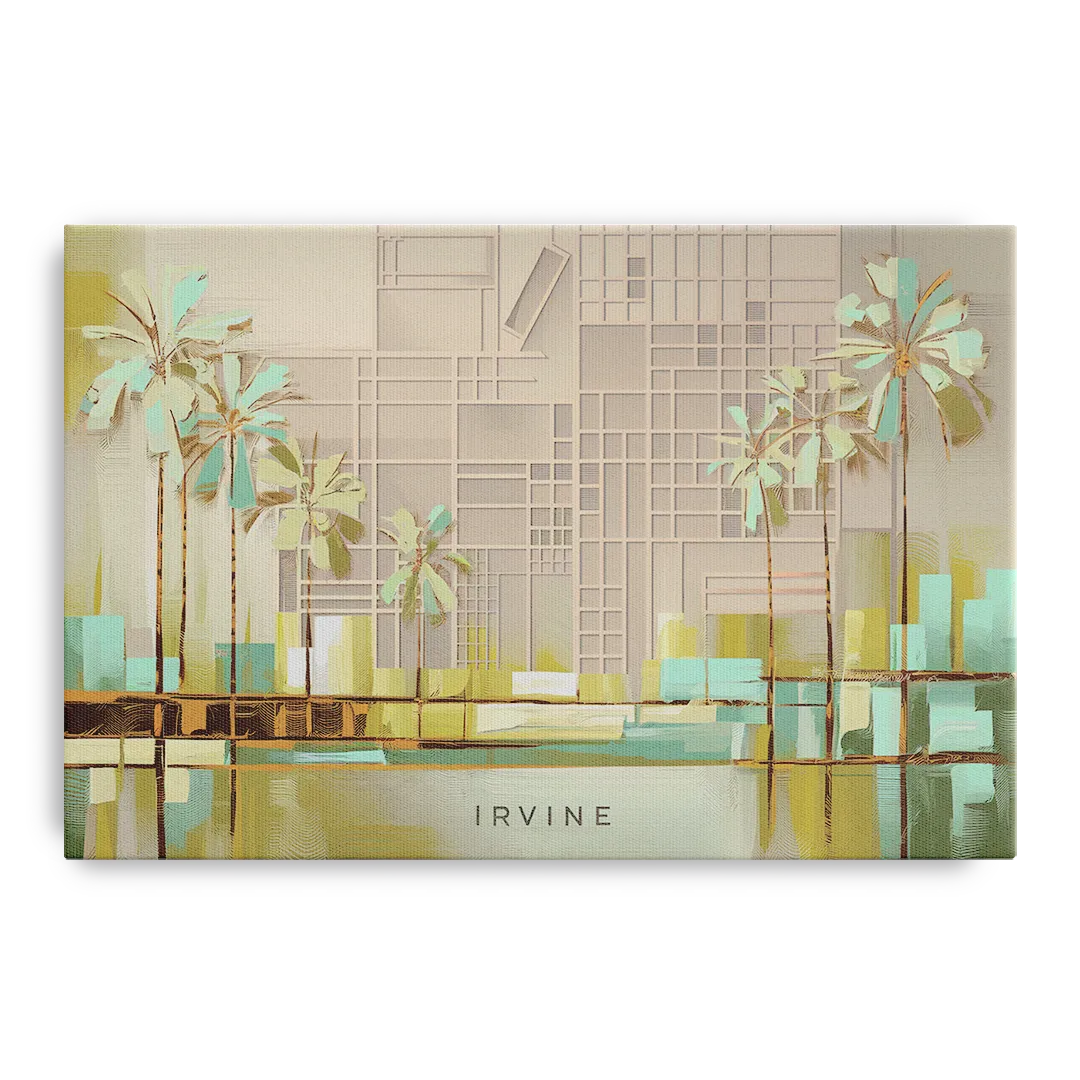 Irvine Urban Landscape - Canvas Wall Art