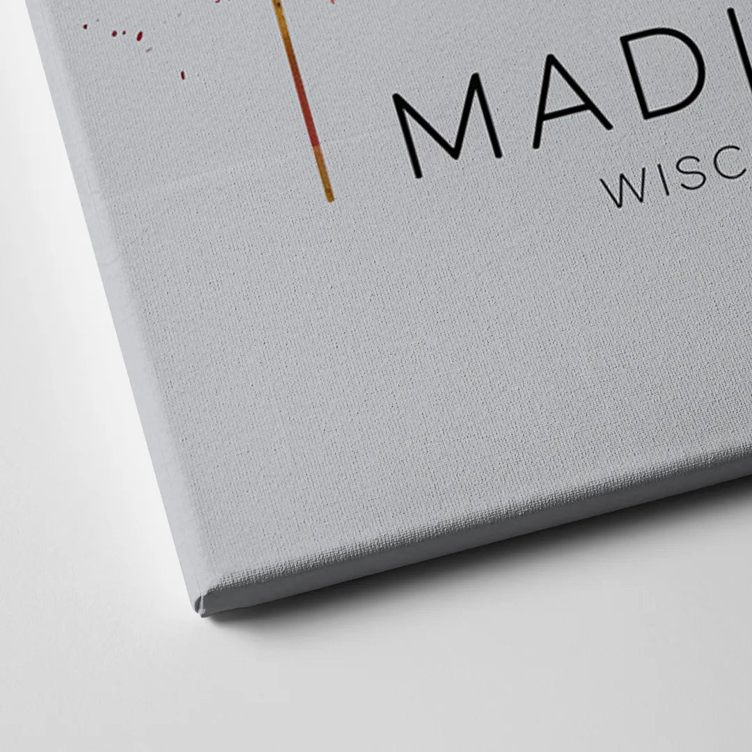 Madison Iconic Landmarks Canvas Close Up