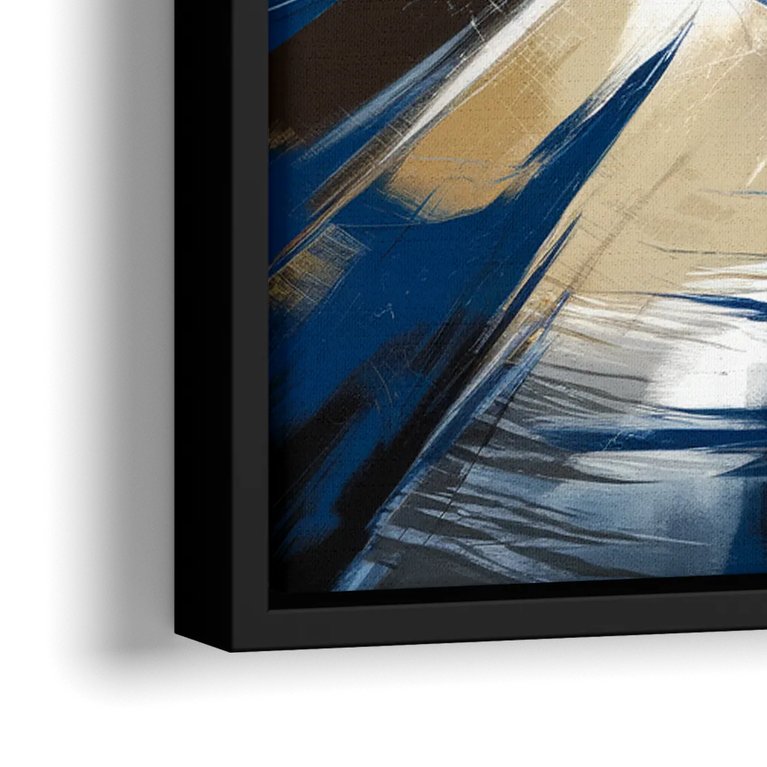 Buffalo Sabres Team Spirit - Close-Up Black Frame Canvas