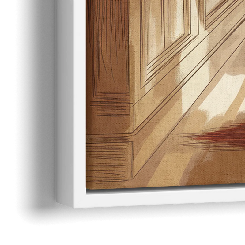 Salem Witch Trials Tribute - Close-Up White Frame Canvas