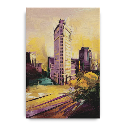 Fort Worth Historic Architecture - Canvas Wall Art