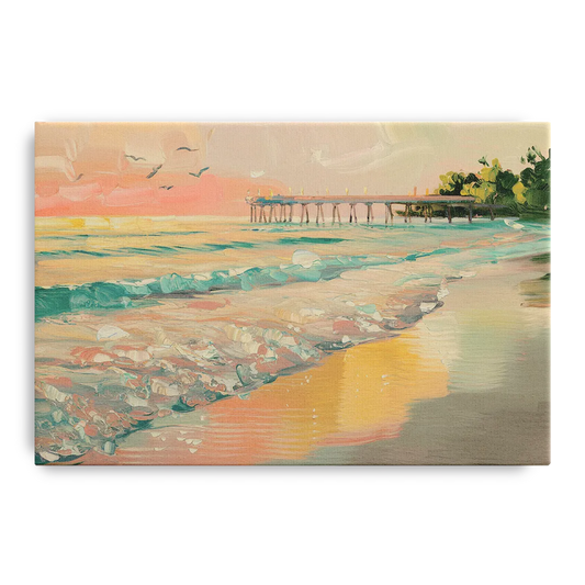 Naples Gulf Shore Serenity - Canvas Wall Art