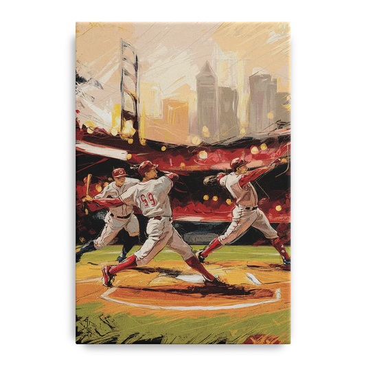 Cincinnati Reds Legendary Players - Canvas Wall Art