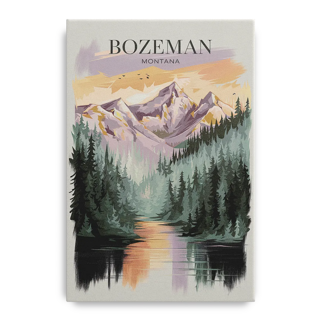 Bozeman Montana Wilderness - Canvas Wall Art