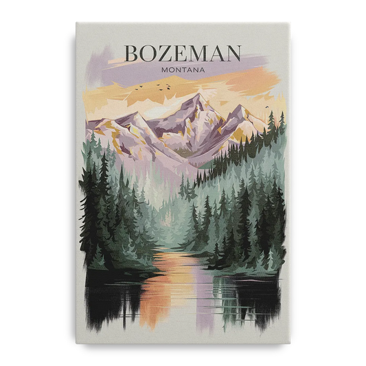 Bozeman Montana Wilderness - Canvas Wall Art