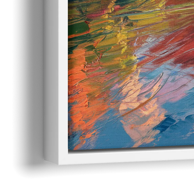 Sedona Scenic Canyon Vibes - Close-Up White Frame Canvas