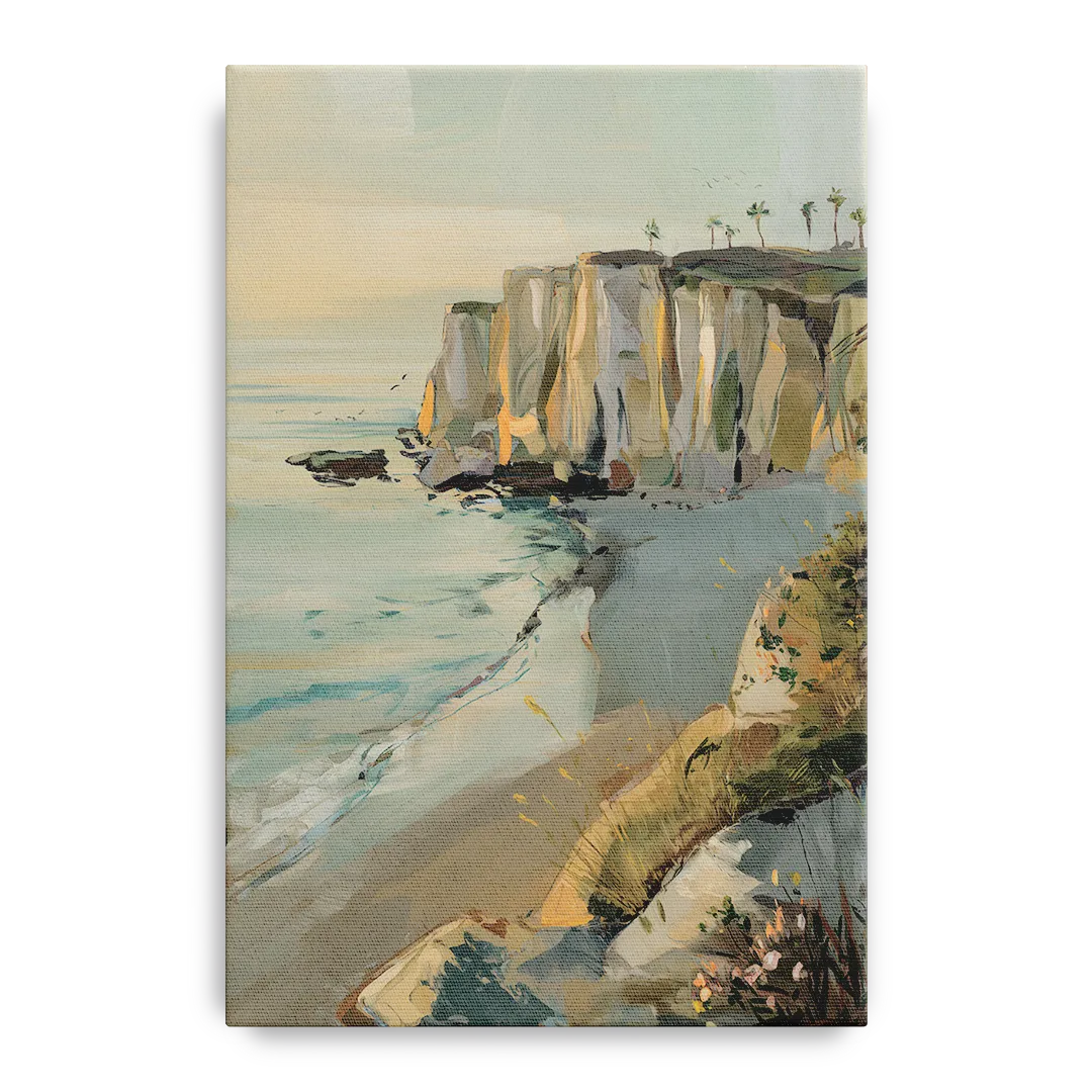 La Jolla Cliffside Beauty - Canvas Wall Art