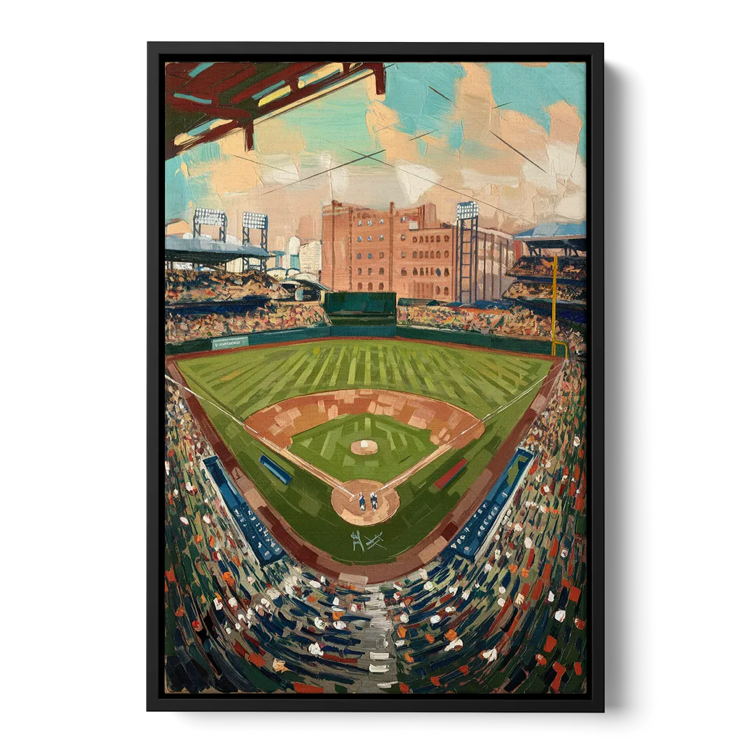 Camden Yards Orioles Tribute - Black Frame Canvas