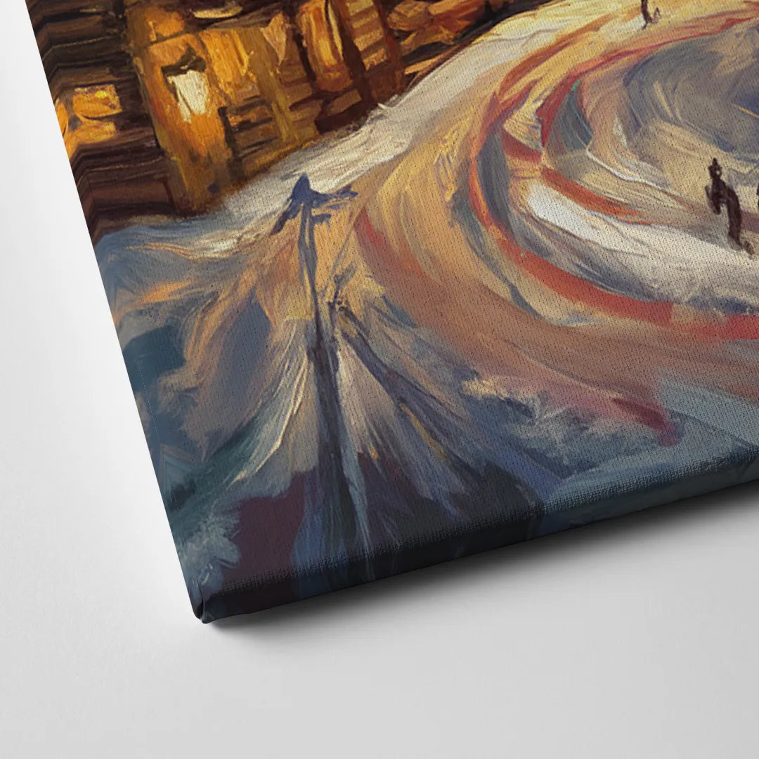 Park City Sunset Glow Canvas Close Up