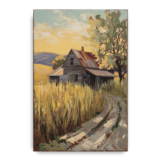 Burlington Rustic Charm - Canvas Wall Art