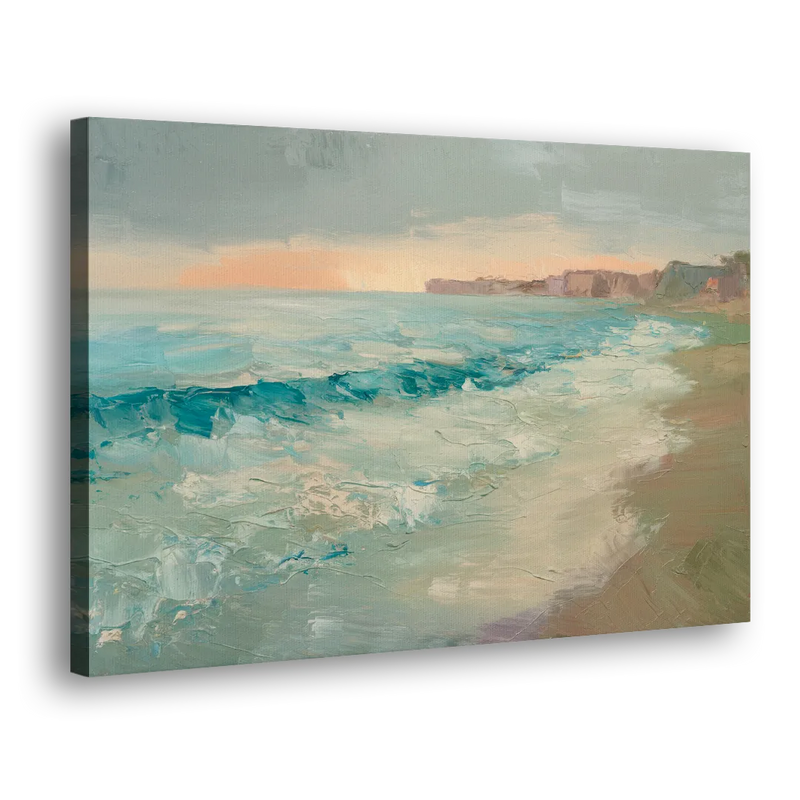 La Jolla Seaside Charm - Canvas Print Art Sides